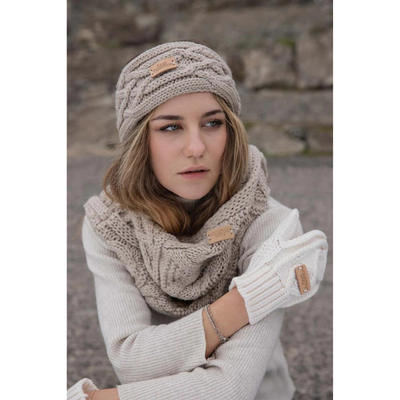Aran Cable Knitted Headband